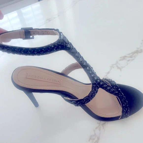 BCBGMAXAZRIA MA-PING Black Matte Satin pumps - Picture 6 of 7